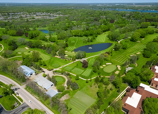 Crystal Lake Country Club Drone Photo