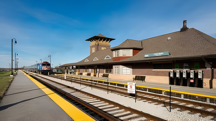 Orland Park Train Depot at 143rd Street & Southwest Highway