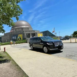 Luxury Lincoln Navigator on the road