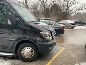 Luxury Mercedes Sprinter Van on the Road