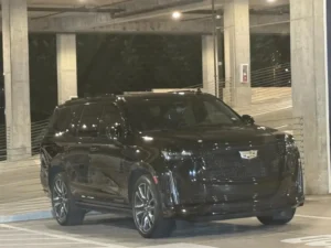 Luxury Vip SUV Cadillac Escalade on Road